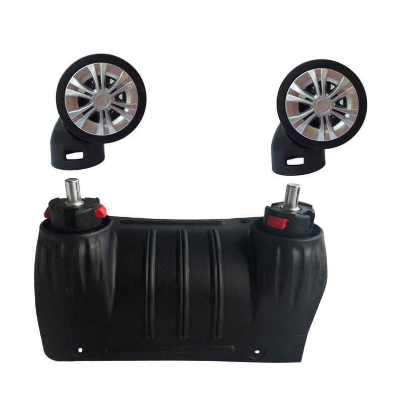 Ruedas Maleta, Ruedas de Maletas Maleta Accesorios de reemplazo de equipaje desmontable Ruedas universales desmontables Enchufe Piezas de reparación de la polea de la rueda desmontable(CL02-1Pair-2Whe