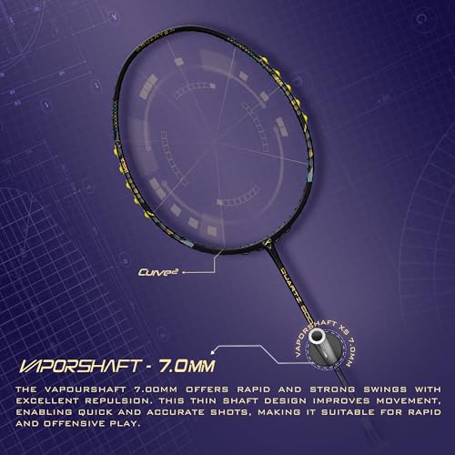 Image of Quartz 800 - Black /Green (UNSTRUNG)