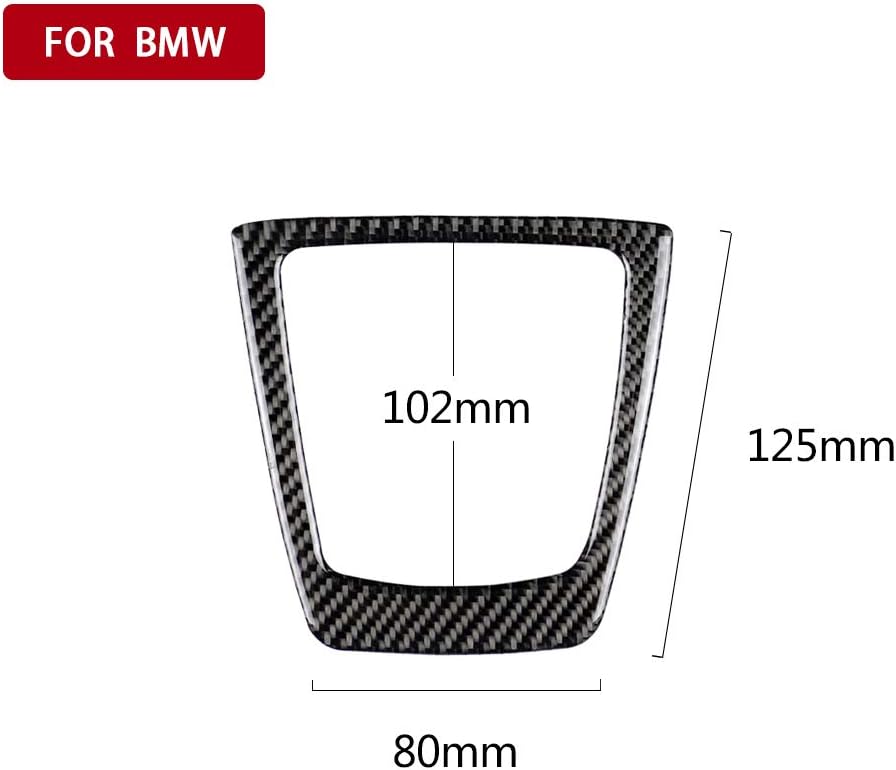 Car Interior Carbon Fiber Central Control Gear Shift Frame Trim for BMW Z4 E89 2009-2015 Accessories (Style A)