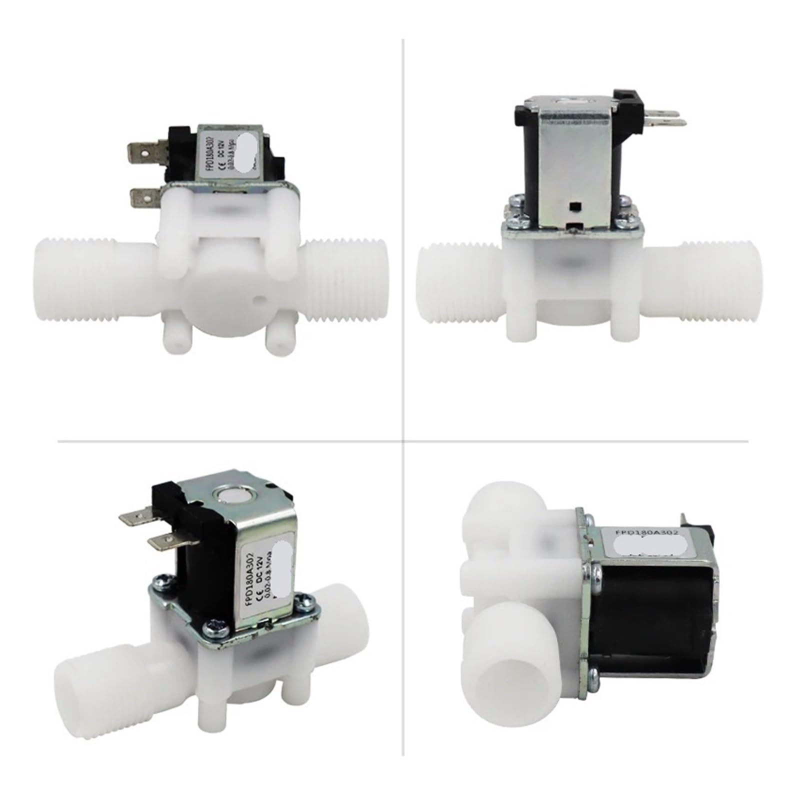 Válvula de control de agua solenoide para evitar fugas con cierre automático de 1/2 pulgada