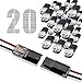 Produktbild Double-wire Plug-in Connector with Locking Buckle, Double-wire Push-in Connector with Locking Buckle, Double Wire Plug In Connector, Double Wire Push Connector - No Wire Stripping Cutting (20PCS)