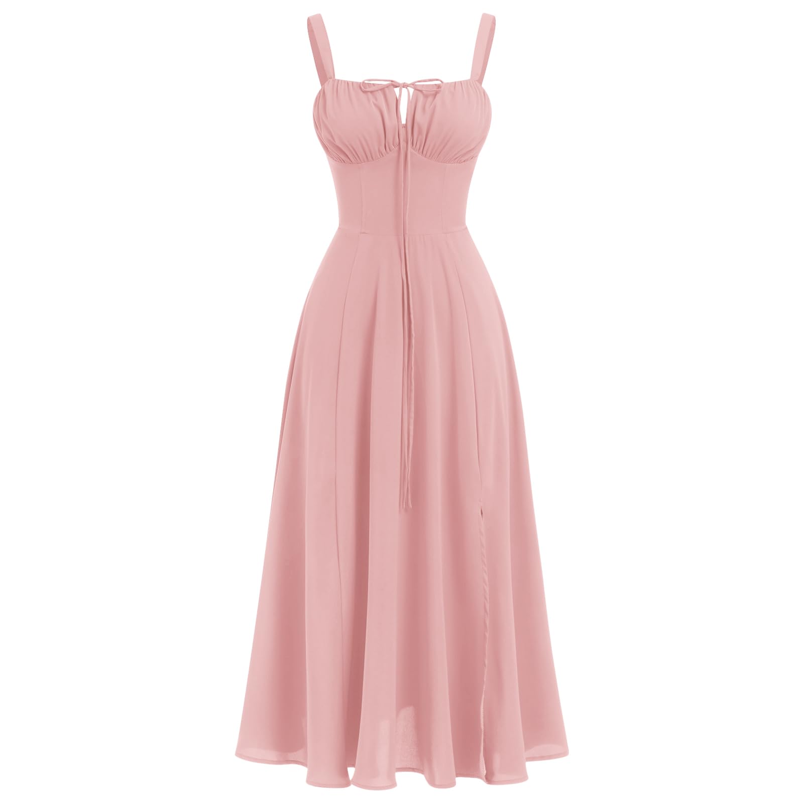 Women Floral Corset Dress 2026 Boho Midi Sundress Summer Dress