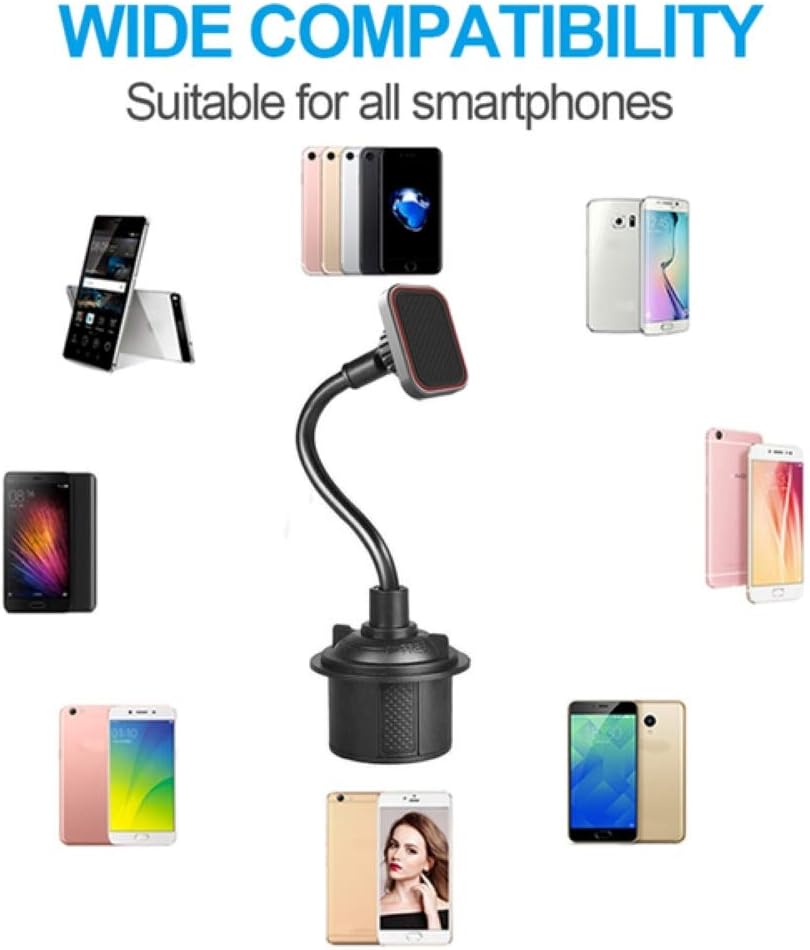 Magnetic Car Cup Phone Holder Mount   (Long) Photo