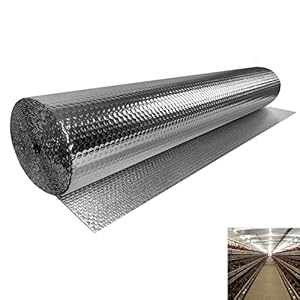 YRHome Isolatiefolie, isolatiefolie, radiatoren, reflecterende folie, isolatiefolie, verwarming, huis, thermische folie, voor ramen, bescherming tegen kou, isolatiefolie, warmte-isolatie voor camping,