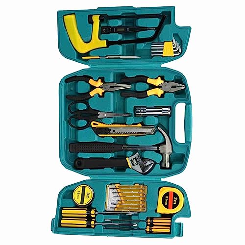 Kit de herramientas combinadas para reparación doméstica 27 piezas miniatura 6
