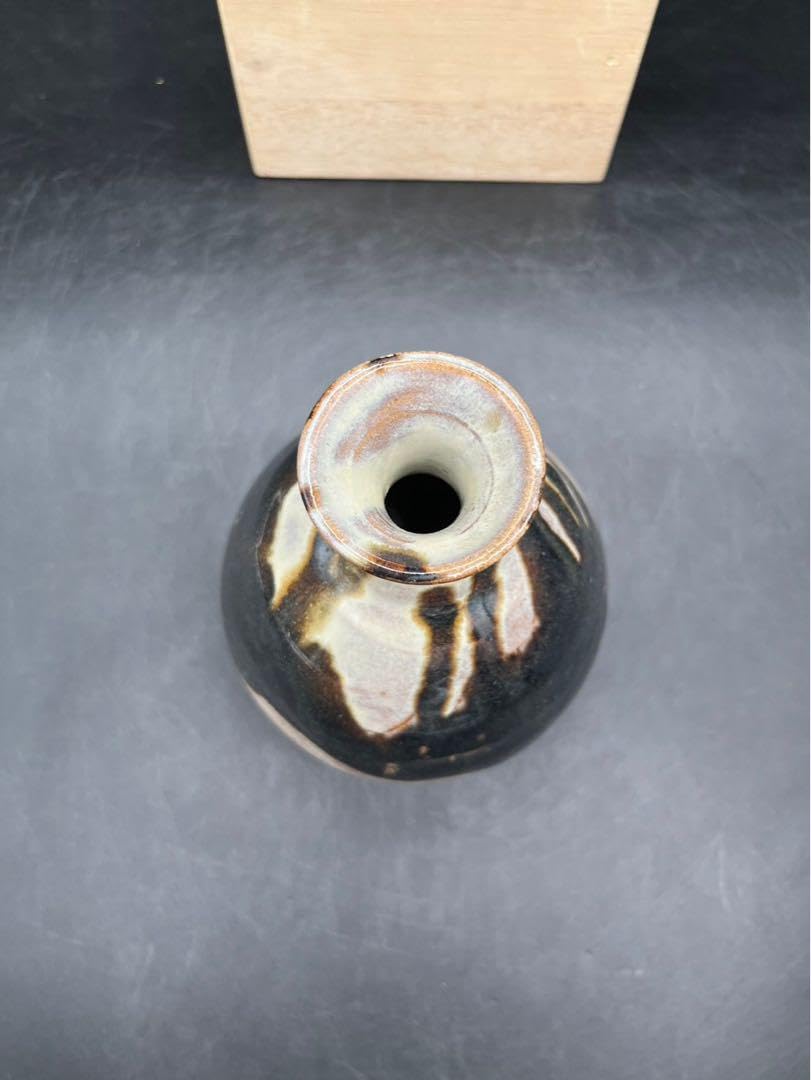 唐津　朝鮮唐津　時代　花入　徳利 一輪挿し　花生け 花瓶 骨董 黒唐津 唐津 朝鮮唐津 時代 花入 徳利 一輪挿し 花生け 花瓶 骨董 黒