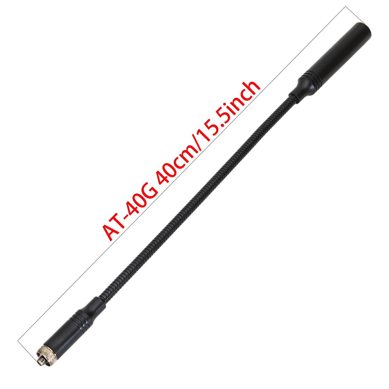 YiNiTone AT-40G SMA-F Dual Band VHF/UHF High Gain 136-174MHz 400-470MHz Ham Radio Antenna for Kenwood wouxun Baofeng UV-5R BF-888S Quansheng UV-K5 UV-K58 UV-K6 Handheld Two Way Radio