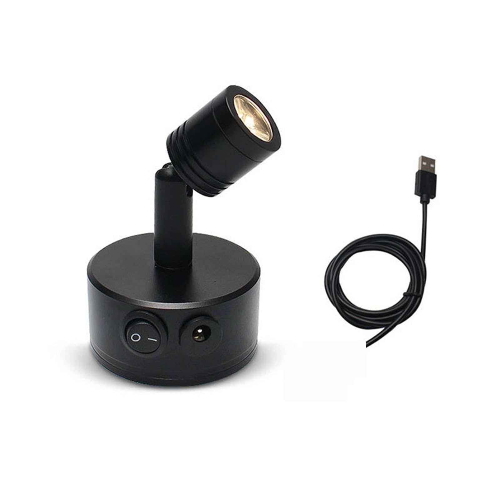 Bezprzewodowa Lampa Do Obrazu, 3W USB ładowalne kinkiety LED z przyssawką 4000K Sucker oświetlenie akcentujące LED skupiające światło na wyświetlacz malowanie obrazu szafa OśWietlenie W Dowolnym Miejs