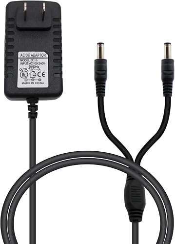 Cargador para Dogtra 280C, YS600, YS300, collar de entrenamiento Pathfinder, adaptador de CA de 5 V, cable de carga Y-Splitter de 6 pies