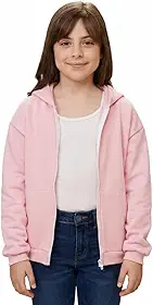 Blusa de Moletom Infantil Unissex com Capuz e Zíper, Algodão Macio com Forro Interno, Azul/Preto/Cinza