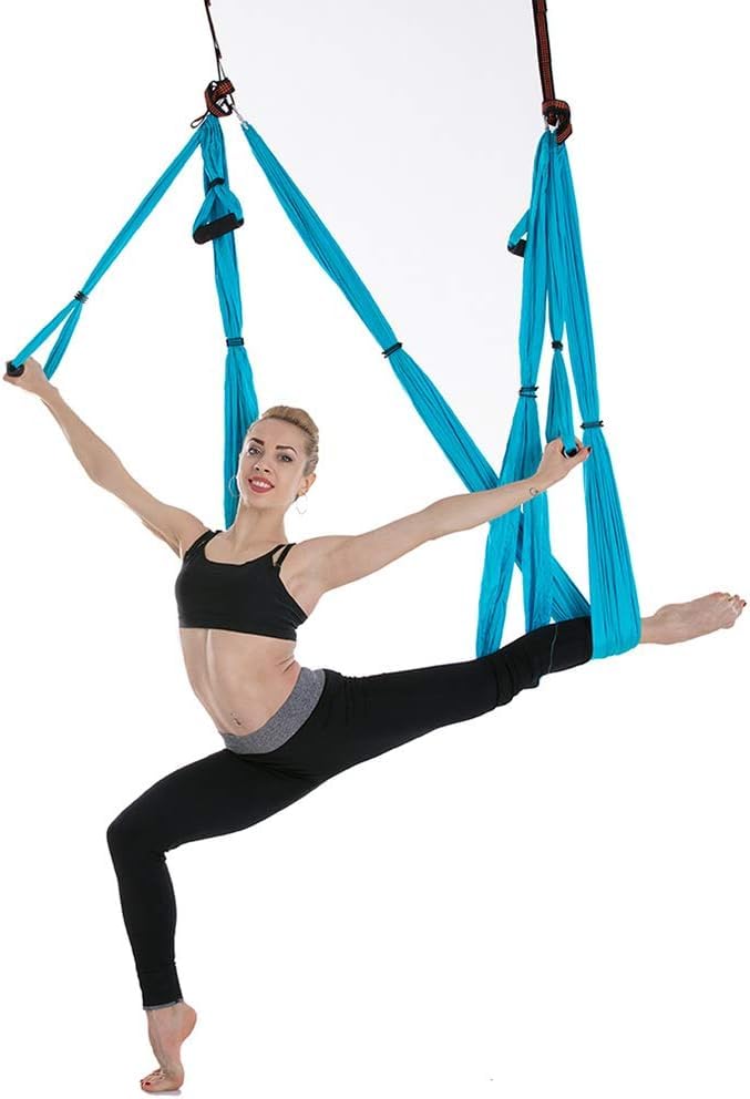 Hamac de yoga soulagement du dos et exercices d'inversion antigravité - 7