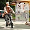 iScooter Electric Scooter with Seat, 21 Miles Long Range & 15.6 Mph Top Speed, 12'' Pneumatic Tire, Height Adjustable Seat &Handlebar, Dual Suspensions Commuting Scooter with Basket #1