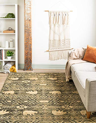 Tapete Pioneer Rugs.com 10' x 14' Verde miniatura 4