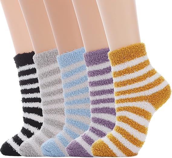 Fuzzy Socks for Women, Fluffy Socks Women, Winter Cozy Socks, Warm Slipper Socks, Soft Home Sleeping Socks for Women-image-2