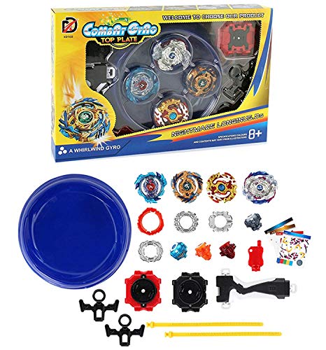 Bey Blade Burst Battle Evolution Star High Performance Spinning Top Set with 4D String Launcher Grip and Stadium Battle Set Battling Top (Yellow)