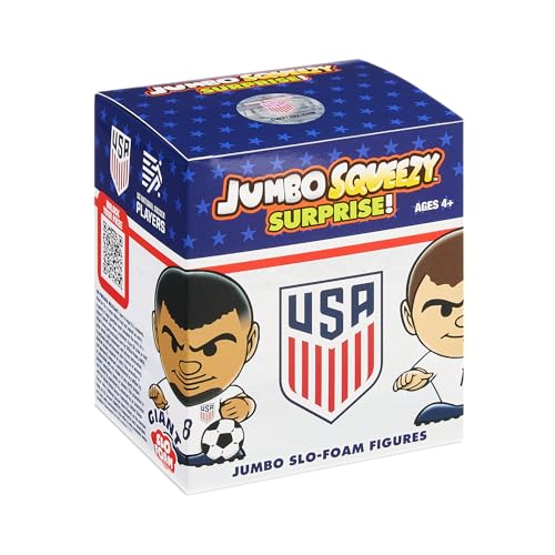 SqueezyMates Party Animal Jumbo Team USA Soccer 2026 Figures Team Colors 4 Tall 1 Blind Box (Random Figure)