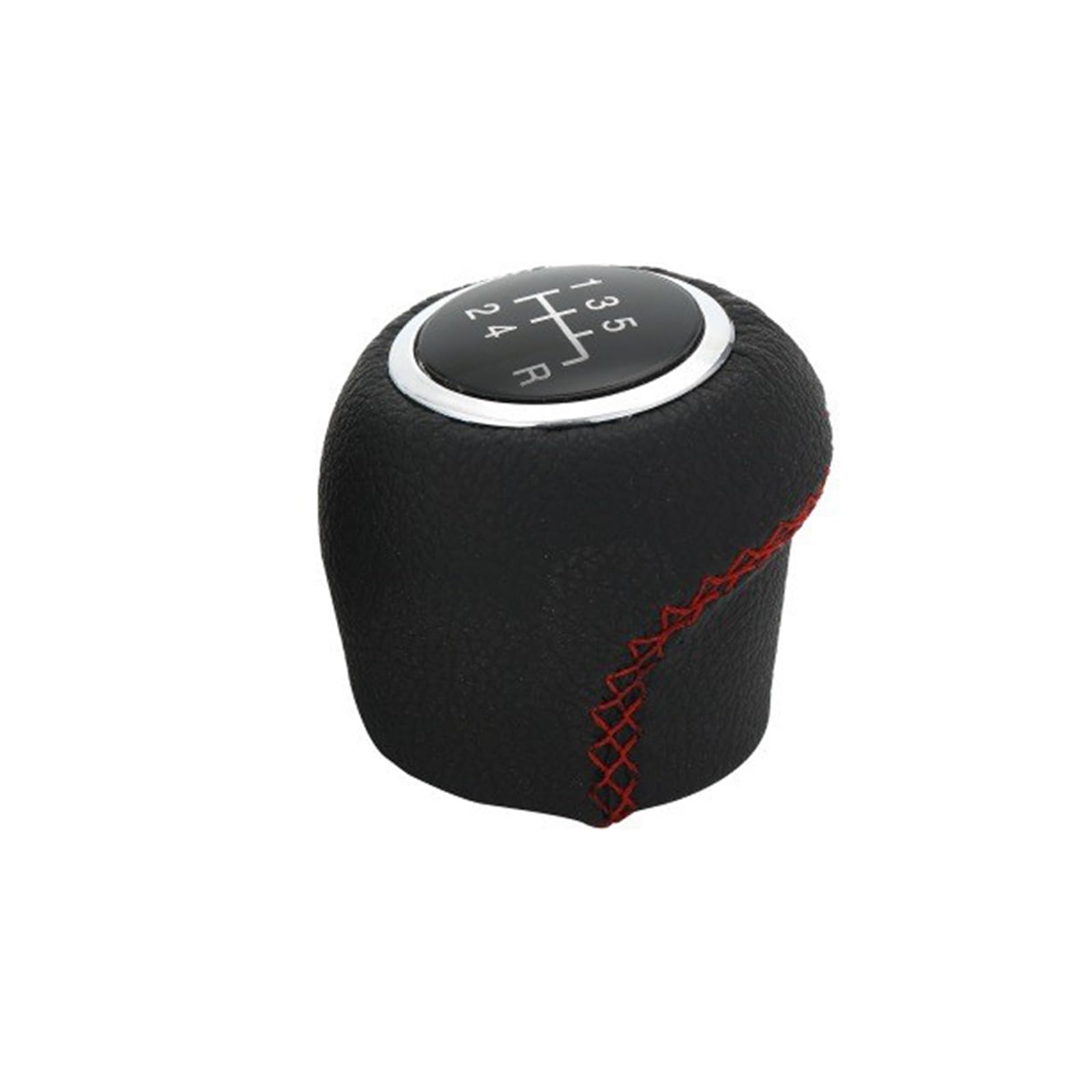 Jsyalmslw 5 Speed Black Red Upgrade Shift Knob For Fiat Grande Punto 2006-2012 Linea 2007-2015