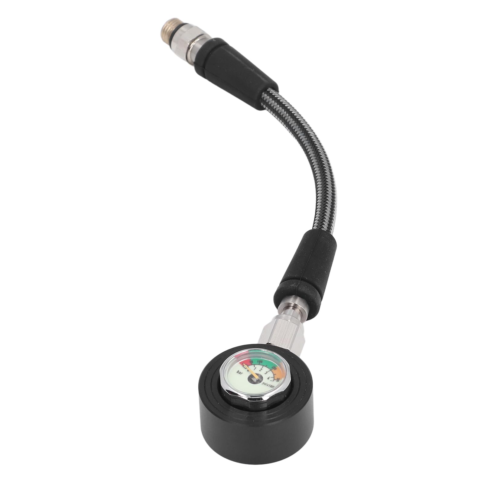 Scuba Diving Manometro Lega di Alluminio 360 Rotazione per Regolatore BCD Attrezzatura Subacquea (15 cm)