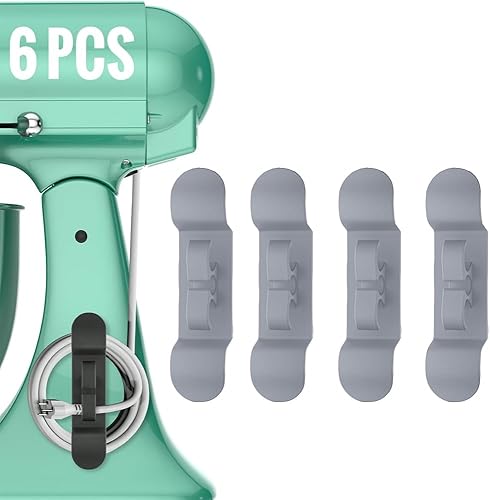 Organizador de cables para electrodomésticos, paquete de 4 organizadores de cables mejorados, organizador de alambre para electrodomésticos,