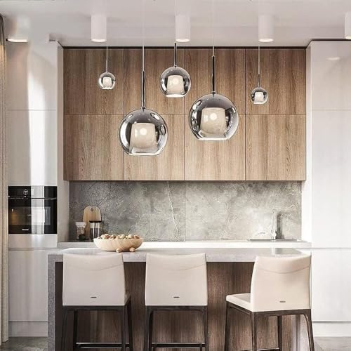 Lámpara colgante G9 de cristal moderna para techo interior ajustable 5