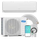 ROVSUN 11500 BTU Wifi Enabled Mini Split Air Conditioner & Heater, 17 SEER2 115V Inverter Ductless Wall AC Unit with Pre-Charged Condenser, Heat Pump & Installation Kit