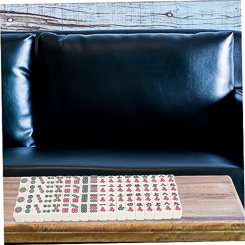 Mahjong miniature résistant et léger avec accessoires de jeu - 5