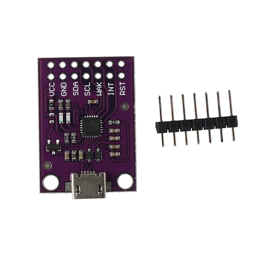 SHUATI MCU-2112 Communication Module, CP2112 Debug Board, 2.0 MicroUSB Sensor Blocks USB to SMBus I2C Debugging Board, Serial Adapter Module 2112 Evaluation Kit CCS811 Sensor Module