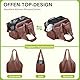 ALLSOPETS Hundetasche für Kleine Hunde Leichte Hund Tragetasche Haustiertasche Atmungsaktiv Bequem Katzentragetasche mit Leinenhaken für Reisen Outdoor Camping (Karamellbraun)