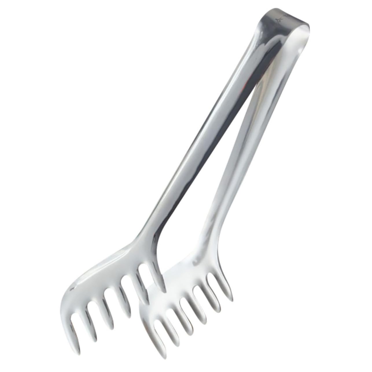 OFFSCH Stainless Steel Pasta Tong Ergonomic - Kitchen Utensil for Serving Spaghetti Salads and Buffets Practical Food Serving Tool
