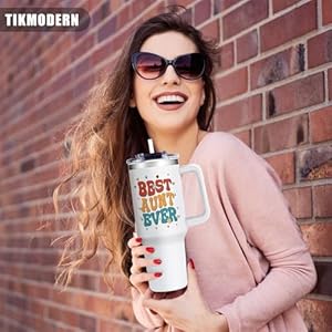 Aunttumblerwithhandleauntiegiftsfromniecenephewbestauntever40oztumblerwithstrawlidauntienutritionfactsgiftsforauntchristmasbirthdaypresent Urban Country Home Decor Aunt tumbler with handle auntie gifts from niece nephew best aunt ever 40oz tumbler with straw lid auntie nutrition facts gifts for aunt christmas birthday present urban country home decor