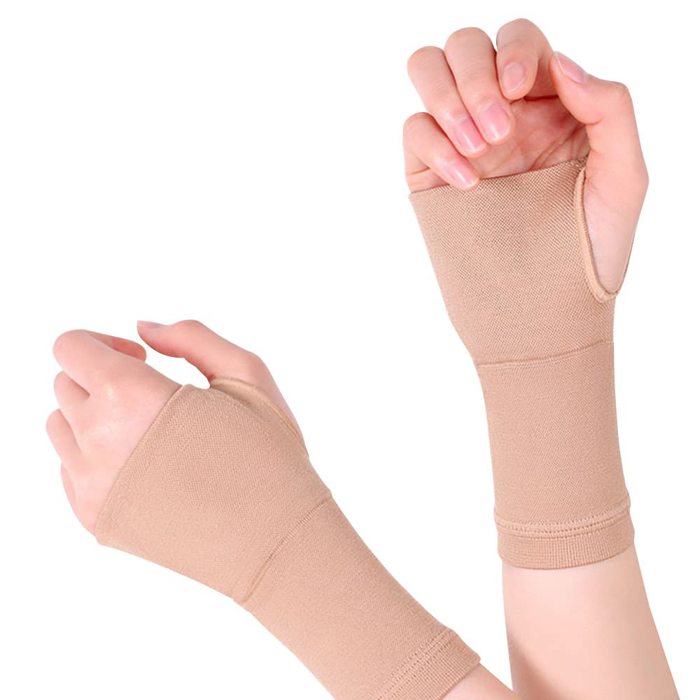 Tutore Per Polso E Pollice – Compressione Elastica, Senza Dita, Per Tunnel Carpale, Artrite E Sport – Taglia L, Nero - 3