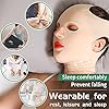 JLK-ZHOU Reusable Facial Slimming Mask Anti Wrinkle V Full Face Lifting Chin Cheek Lift up Slim Belt Band Strap Slimming Thin Mask Sleeping Belts (Full Face Belts)