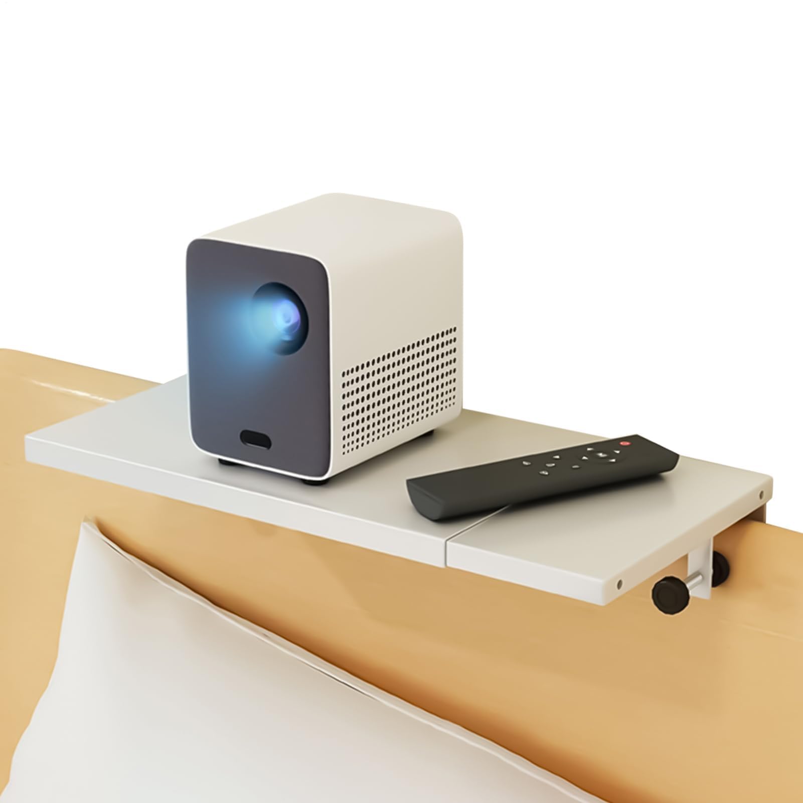 Vassoio da letto espandibile per camera da letto, in acciaio al carbonio, capacità 15 kg, perfetto per alimenti e computer portatili, ideale per studenti e appartamenti