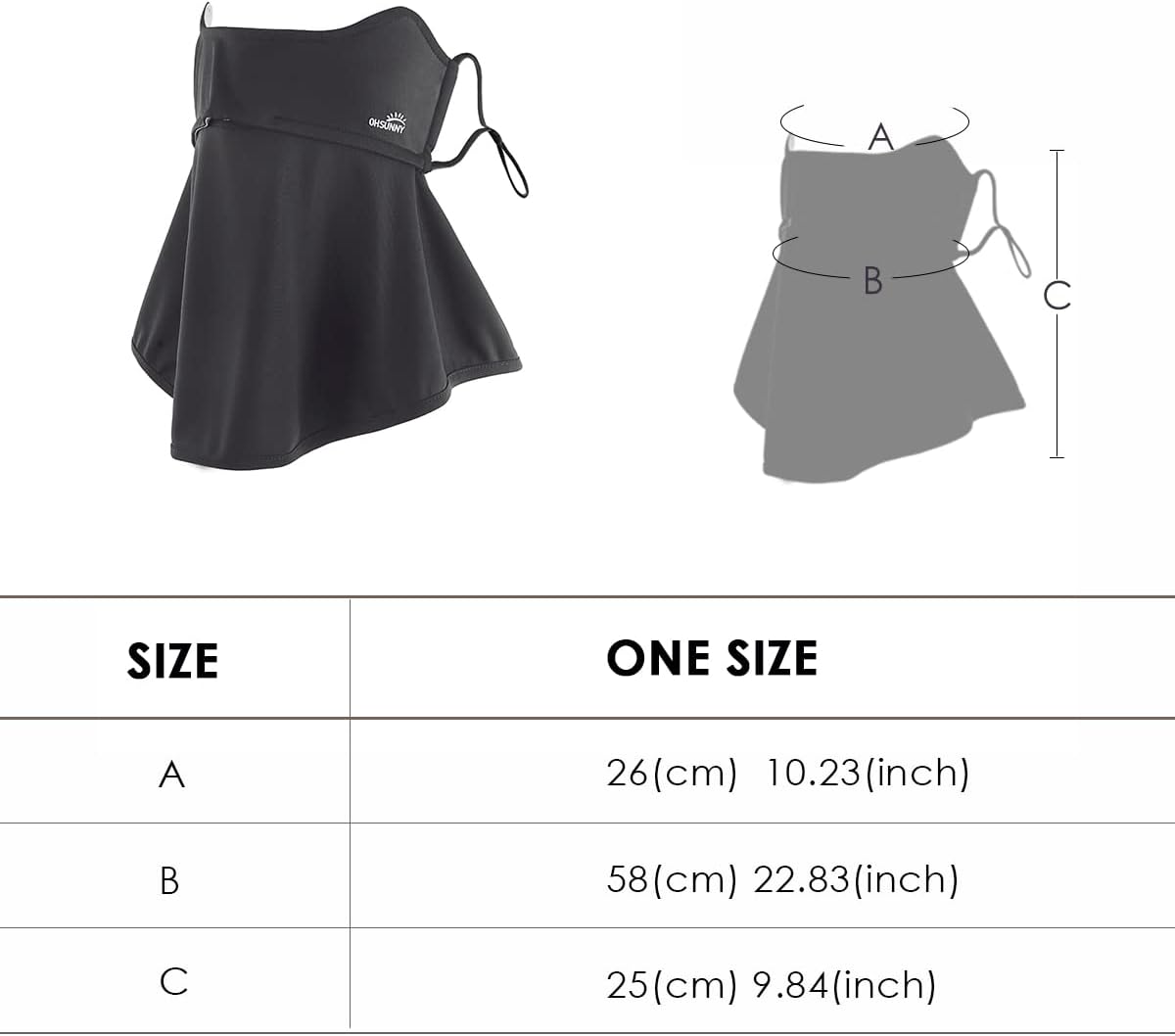 Sun UV Face Mask UPF50+ Neck Gaiter Scarf Breathable Cooling Face Cover for Outdoor Activities - Image 5