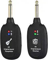 Transmissor Receptor P10 Sem Fio Para Guitarra Baixo Violão