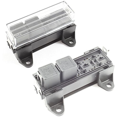 Buy Relay Box 4 Way for Standard Relays Holder/Block 12v / 24v Car HGV