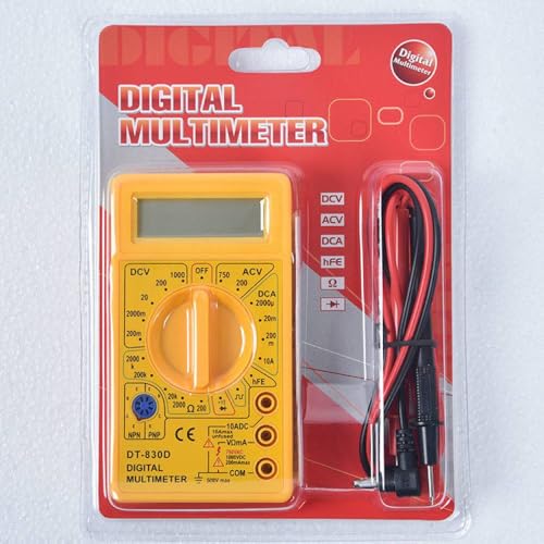 Gilhot® DT-830D Digital Multimeter | AC/DC Voltage, Current, Resi...