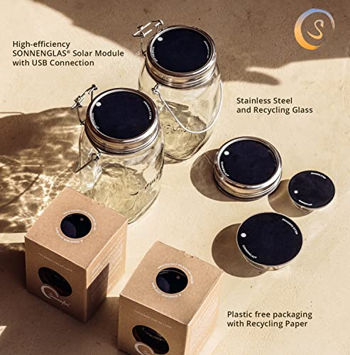 Bocal solaire haut de gamme SONNENGLAS Mini 250ml authentique et éthique - 6