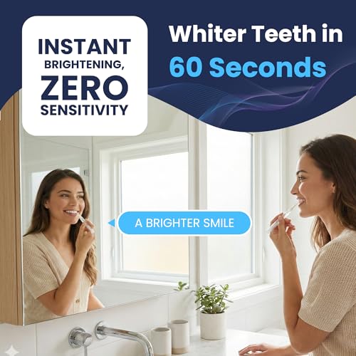 Image of Pro White Teeth Whitening Pen - Peroxide-Free Teeth Whitener with Pap-X Formula - Vegan & Cruelty-Free Paint-On Whitening Teeth Gel for Coffee, Tea & Wine Lovers - 2ml