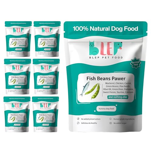 Image of BLEP Fish Beans Natural Dog Food 1.4Kg (7 Pack of 200g) | Zero Preservatives|Aids Joint Health & Digestion|Collagen Rich| Human Grade, Natural Wet Dog Food|Ideal for All Breeds