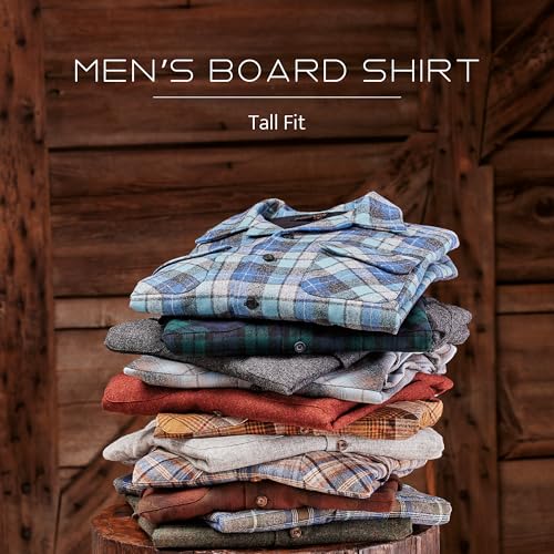 Pendleton Men's Shirt, Classic Board Shirts for Men, Long Sleeve, 100% Virgin Wool, Button Down2