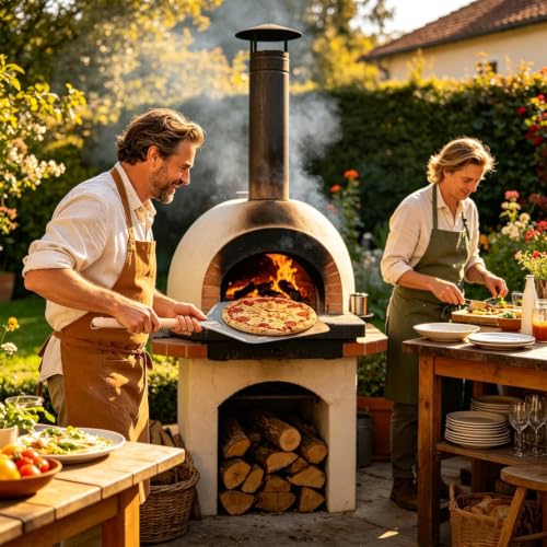 Espátula para pizza de acero inoxidable perforado con mango ergonómico 3