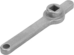Garosa Radiator Bleed Wrench Key, Durable Stainless Steel Air Valve Tool Opens Square Bleed Valves for Home HVAC Silver 0.5 x 0.5 cm Single Pack