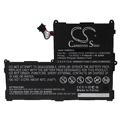 vhbw Batterie Compatible avec Fujitsu Stylistic Q704 Tablette Pad (4150mAh, 10,8V, Li-polymère)