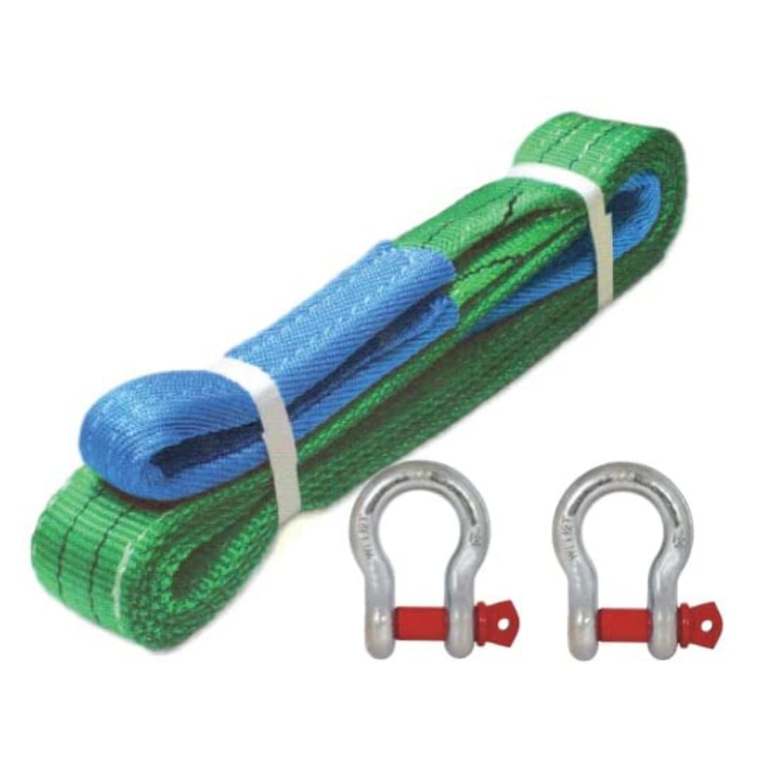 Conclood India Polyester Webbing Sling | Lifting Belt 2 Ton 5 Meter | Use for Handling materials in warehouses & logistics | Lifts & secure heavy loads (2 ton bow shackle 2 psc)-image-24