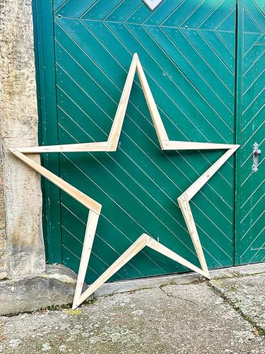 XXL Stern Weihnachtsstern Holzstern handgefertigt - ca. 200cm,...