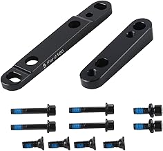 Flat Mount Disc Brake Adapter for Road/Mountain Bike 140/160mm Front/Rear Compatible with Shimano Disc Brake Adapters