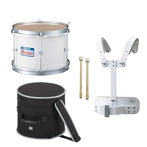 ゼンオン バンビーナ幼児向けマーチング(テナー) 打面25cm PG-2NW-SET4 キャリング・ケース付き