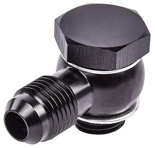 JEGS 100696 AN Banjo to Metric Bolt Adapter - [-6 AN, 14 mm x 1.5 Thread Bolt]
