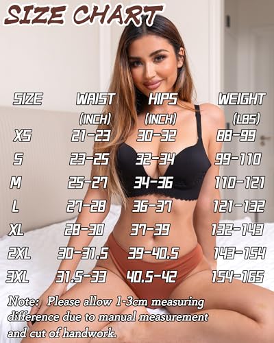 Image of FINETOO 6 Pack Cotton Underwear for Women Cute Low Rise Bikini Panties High Cut Breathable Sexy Hipster Womens Cheeky S-3XL